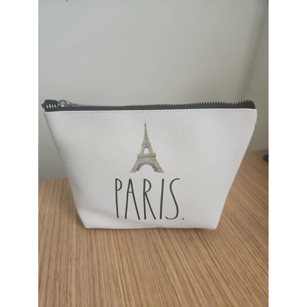 Rae Dunn Paris & Eiffel Tower Cosmetic Pouch NWT